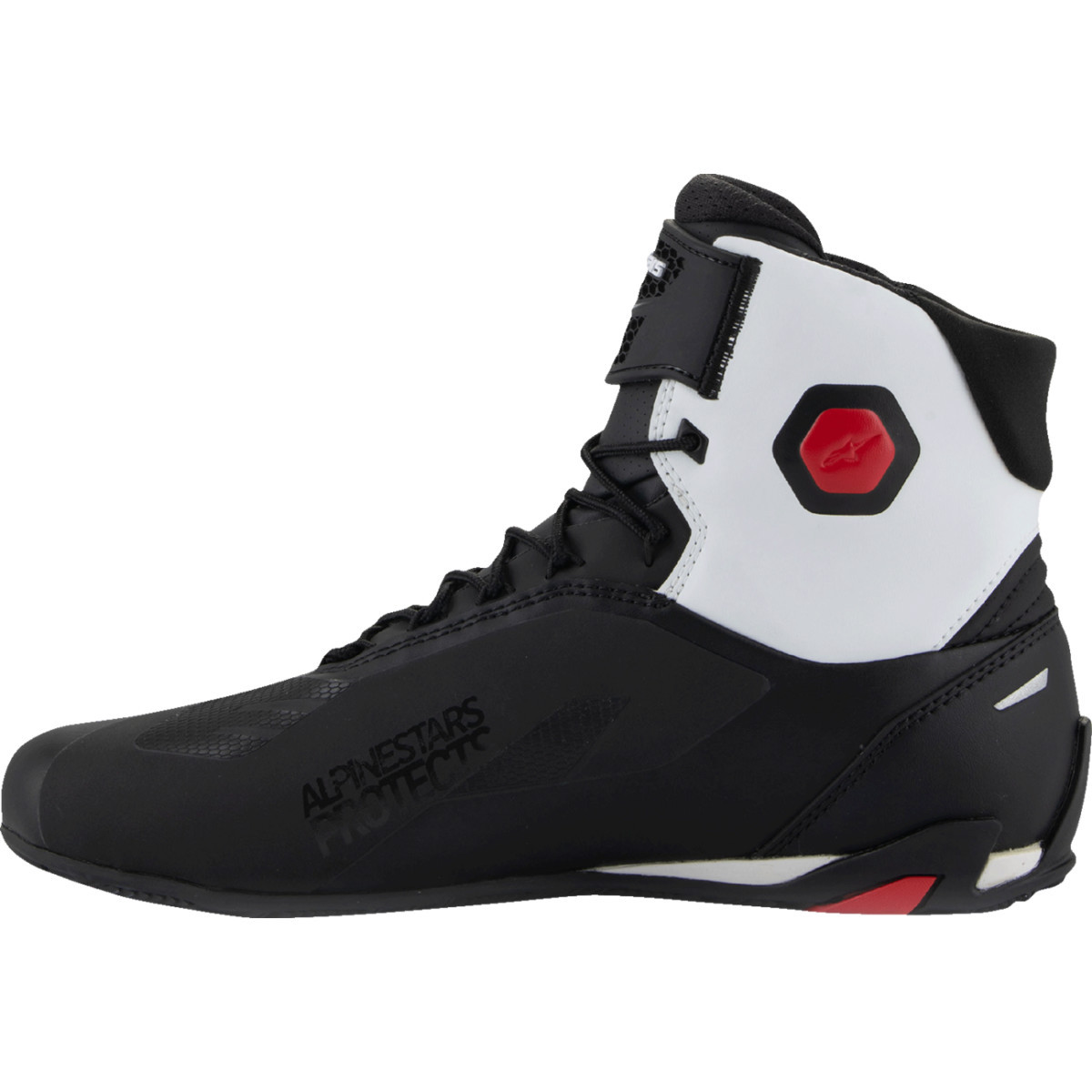 Alpinestars #2510425-123-14 - Faster-4 Shoes - Black/White/Red